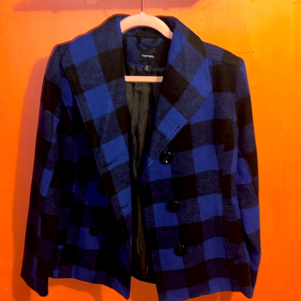 Rampage Plaid Jacket size Small